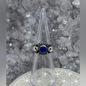 Vintage Lapis Lazuli Ring 925